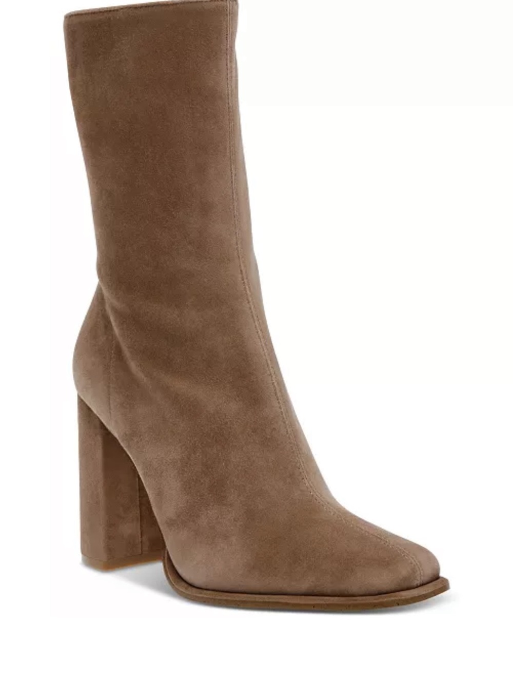 Suede Block Heel Steve Madden Lockwood Boots